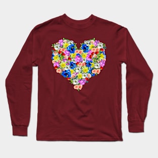 Heart of Flowers Long Sleeve T-Shirt